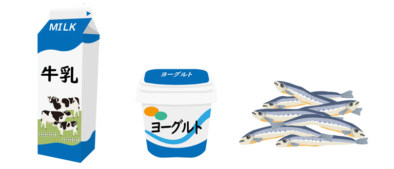 カルシウムが多い食品